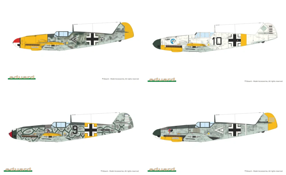Eduard Bf 109F-2 Weekend 1/48