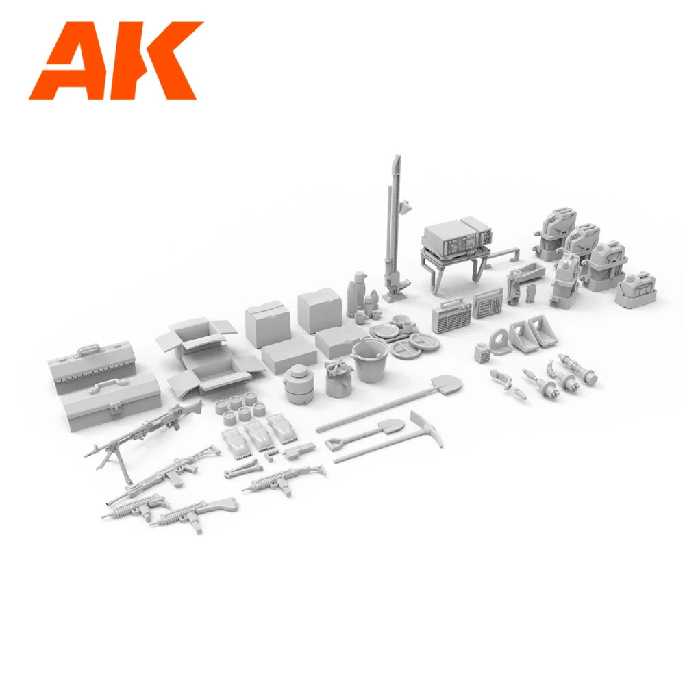 AK IDF Accessories 1/35