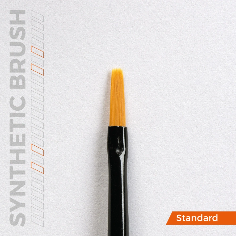AK Synthetic brush - Flat 1 / Štětec plochý