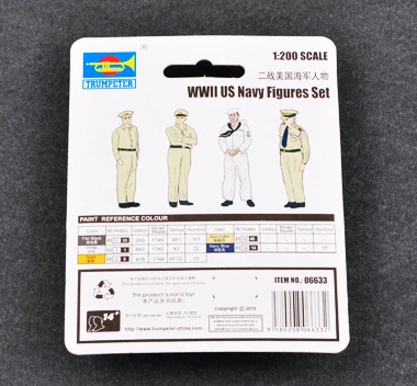 Trumpeter WWII US Navy Figures Set 1/200