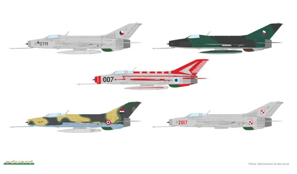 Eduard MiG-21 F-13 Weekend (ČR) 1/48 (Předobjednávka červen)