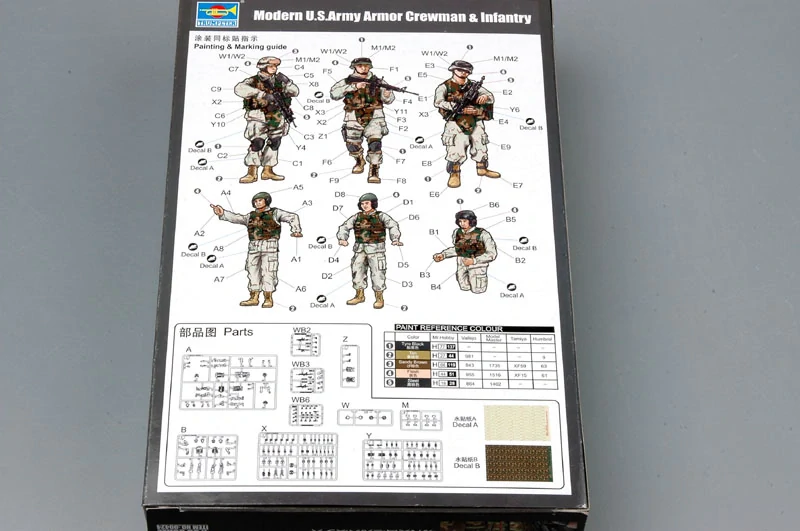 Trumpeter Modern U.S. Army Armor Crewman & Infantry 1/35