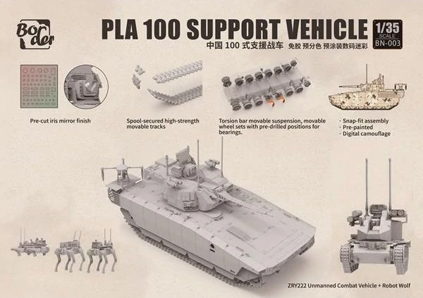 Border Model PLA 100 Support vehicle 1/35 (Předobjednávka říjen!)