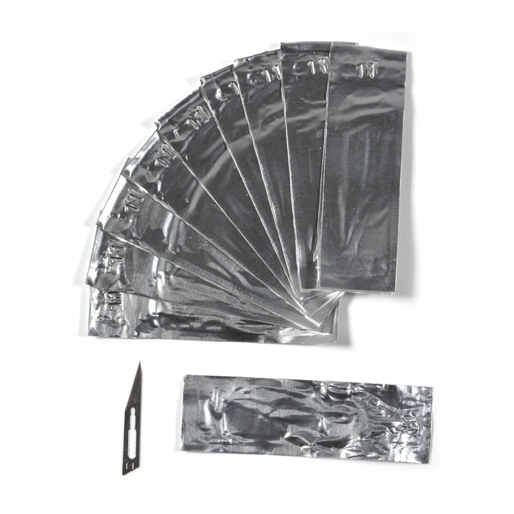 AK Straight Blades for AK-9545 (10 Units) / Sada 10ks náhradních čepelí - Špičaté