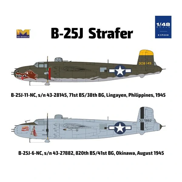 HK Models North American B-25J Mitchell Strafer version 1/48 (Předobjednávka říjen)