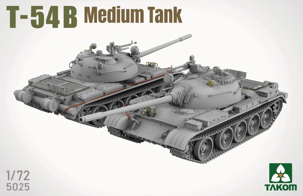 Takom T-54B Medium Tank 1/72 (Předobjednávka listopad)