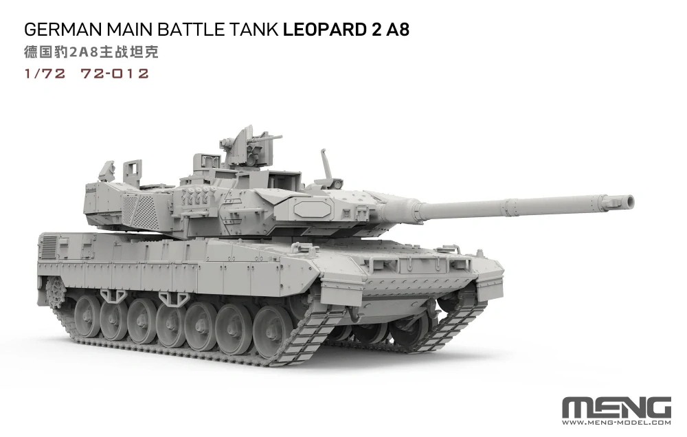 MENG German Main Battle Tank Leopard 2 A8 1/72 (Předobjednávka říjen)