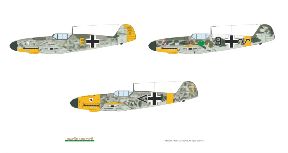 Eduard Bf 109F-4 Weekend 1/72 (Předobjednávka srpen)