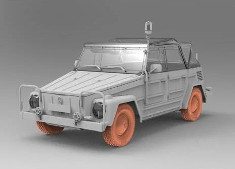 Das Werk Kurierwagen Typ 181 - Bluelight Version 1/35 (Předobjednávka listopad)