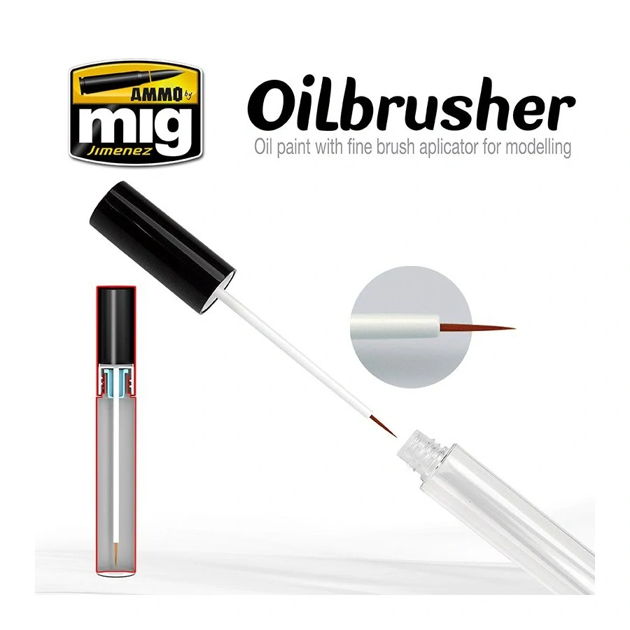 Ammo Mig Oilbrusher Buff / Béžová