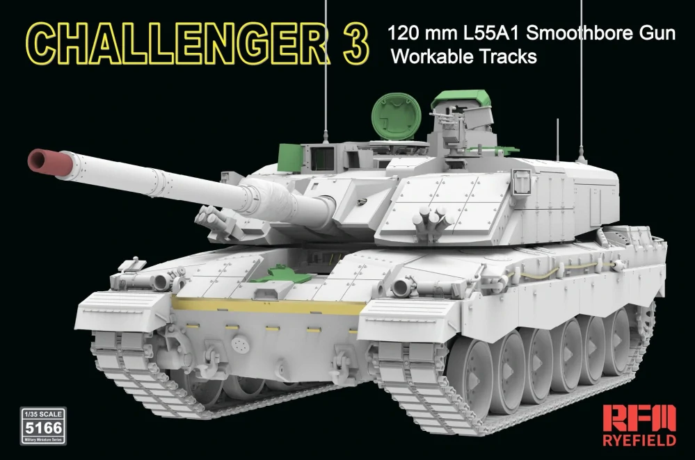 RFM Challenger 3 120mm L55A1 Smoothbore Gun 1/35 (Předobjednávka listopad)