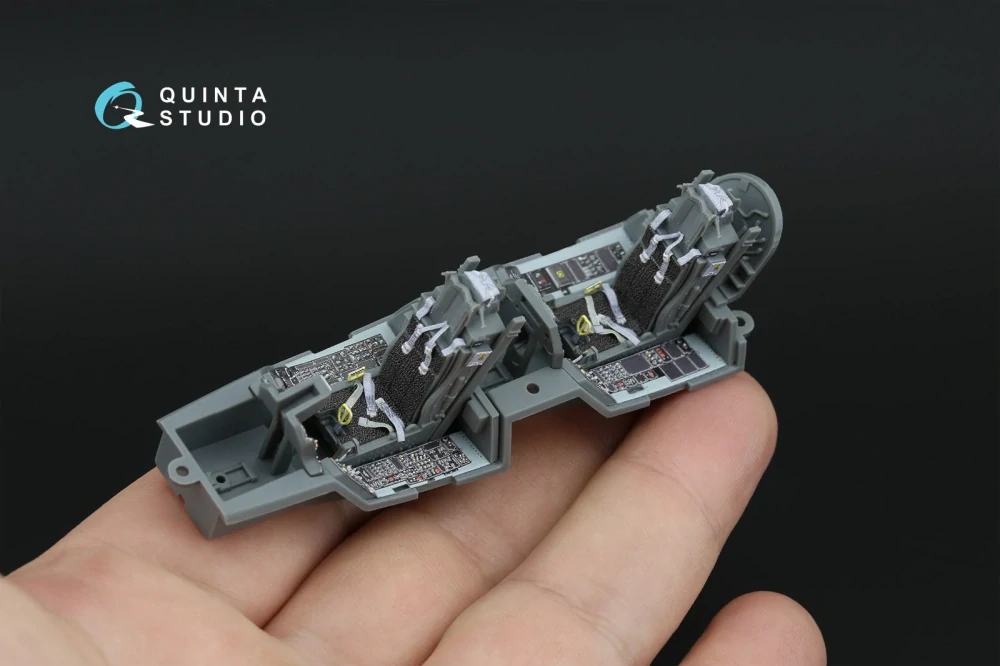 Quinta Studio Lockhhed Martin F-16 I Sufa - 3D-Printed & Coloured Interior (for GWH Kits) 1/48