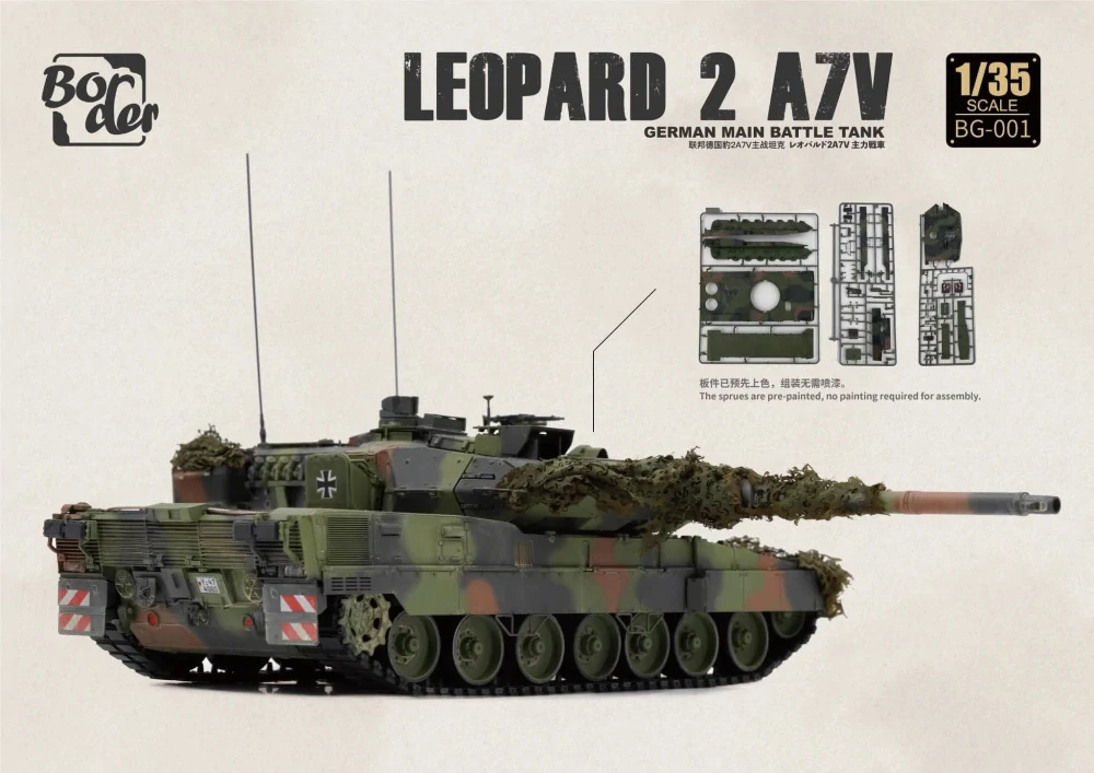 Border Model Leopard 2 A7V - CHROMA SERIES 1/35 (Předobjednávka leden)