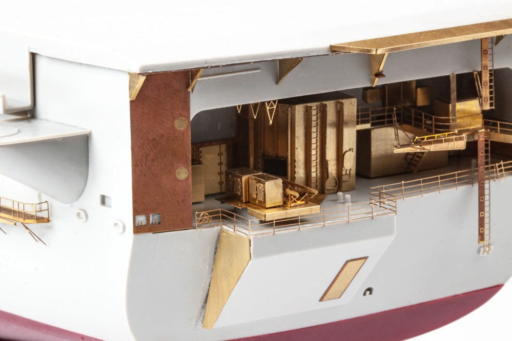 Eduard USS Nimitz CVN-68 část 4. - detail set 1/350