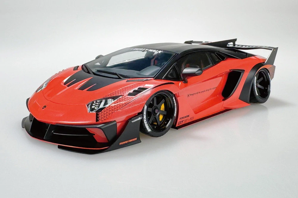 Aoshima Liberty Walk Silhouette Works Lamborghini Aventador GT EVO Ver.2 1/24 (Předobjednávka únor)