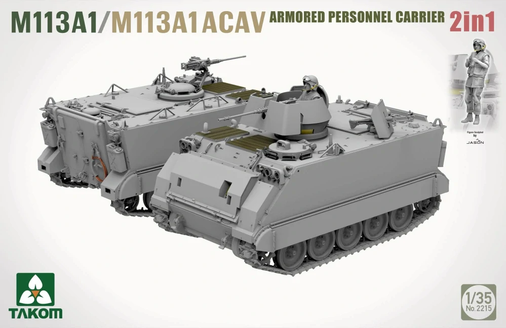 Takom M113A1/M113A1 ACAV (2in1) Arm. Personnel Carrier 1/35 (Předobjednávka listopad/prosinec)