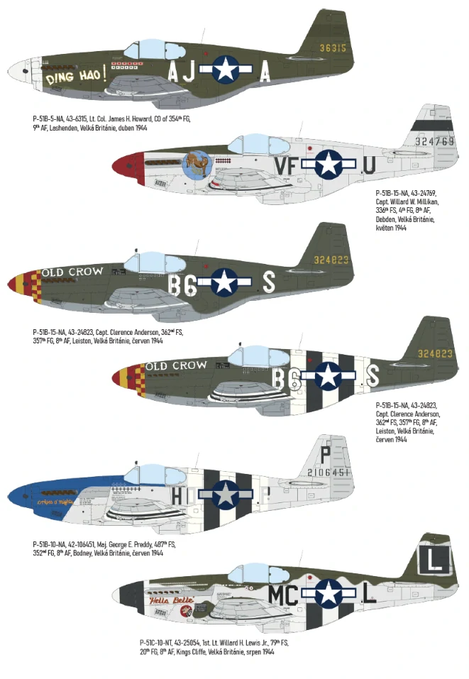 Eduard P-51B Mustang Malcolm Hood canopy Hybrid 1/32 (Předobjednávka listopad)