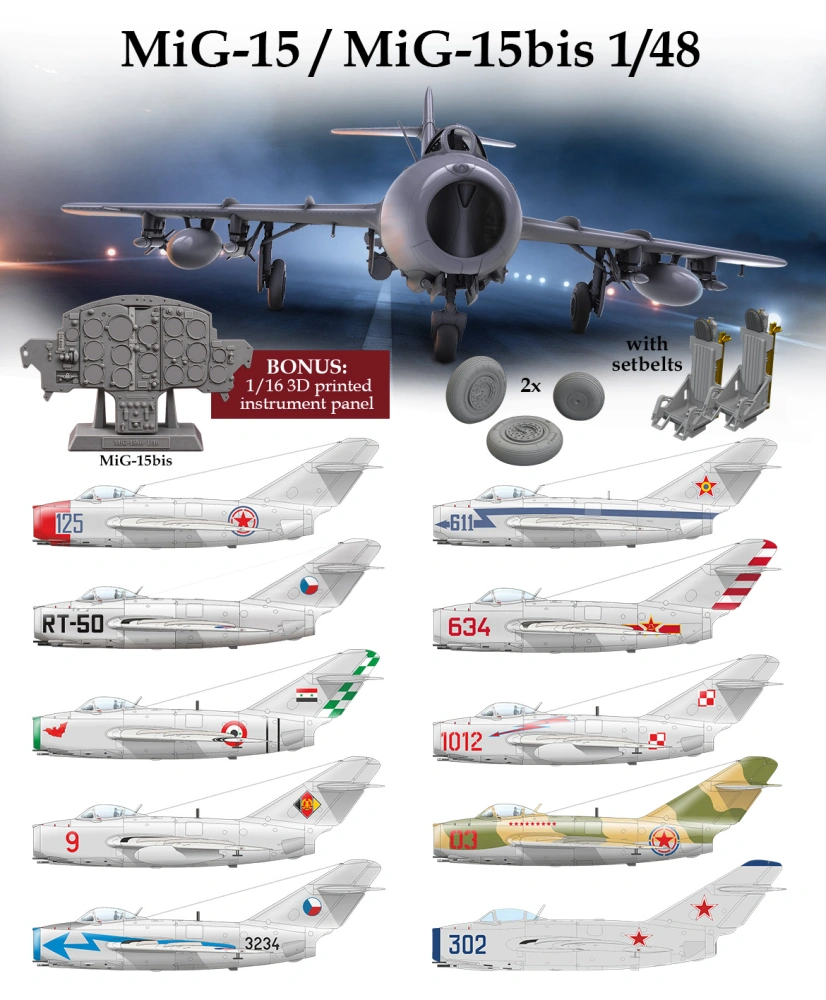 Eduard MiG-15 ROYAL CLASS (ČR) 1/48 (Předobjednávka prosinec)