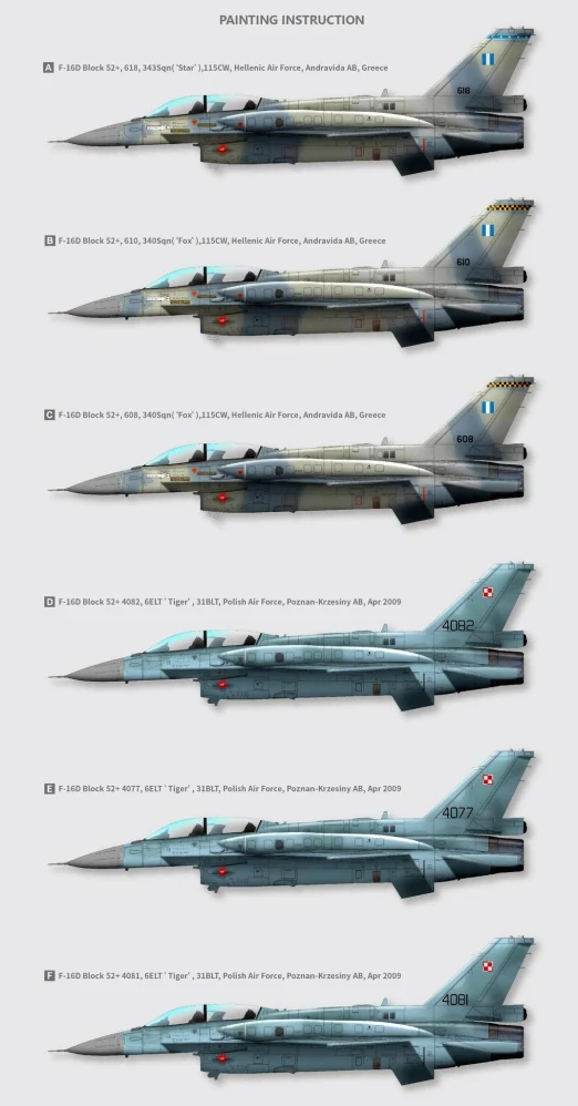 G.W.H F-16C Block 52+ Fighting Falcon Multirole Fighter Twin Seater Export Version 1/48 (Předobjednávka listopad/prosinec)