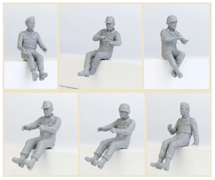 Das Werk Bundeswehr Vehicle Crews 2 in 1 (4 Figures) 1/35