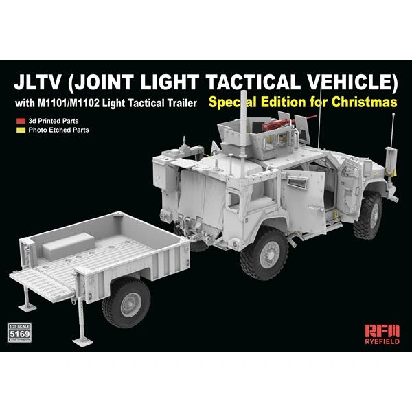 RFM JLTV w/ M1101/M1102 trailer - CHRISTMAS edition 1/35 (Předobjednávka prosinec/leden)