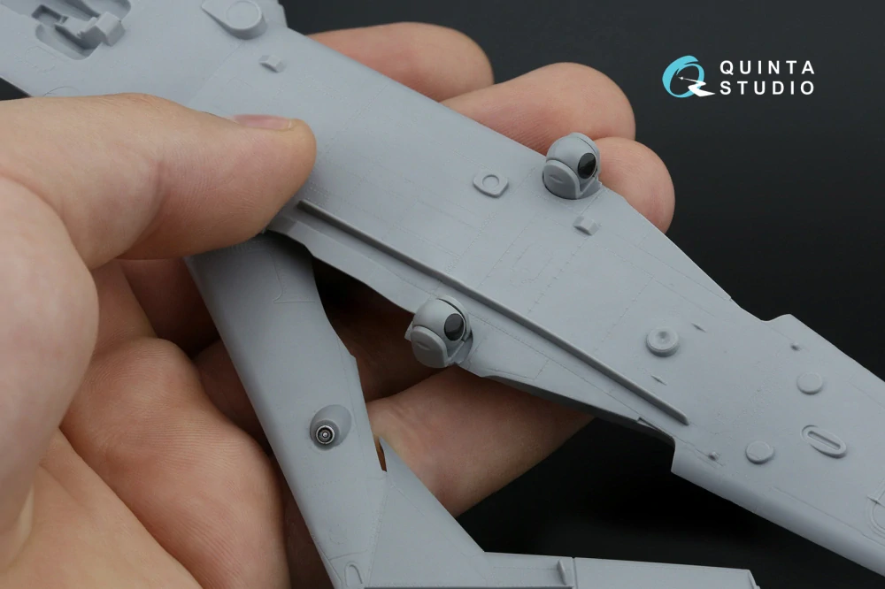 Quinta Studio Kamov Ka-52 - Optical elements for the "Vitebsk" protection complex (Zvezda) 1/48