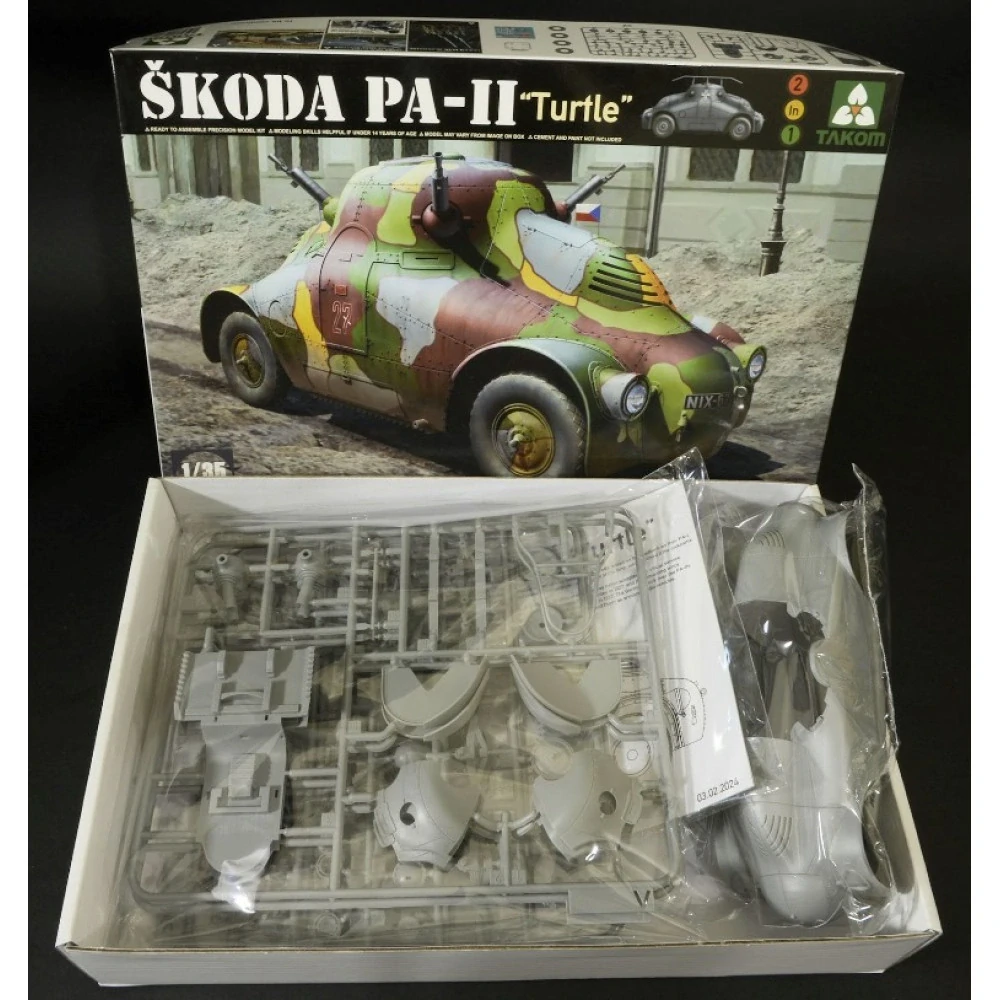 Takom Škoda PA-II (Turtle) 1/35