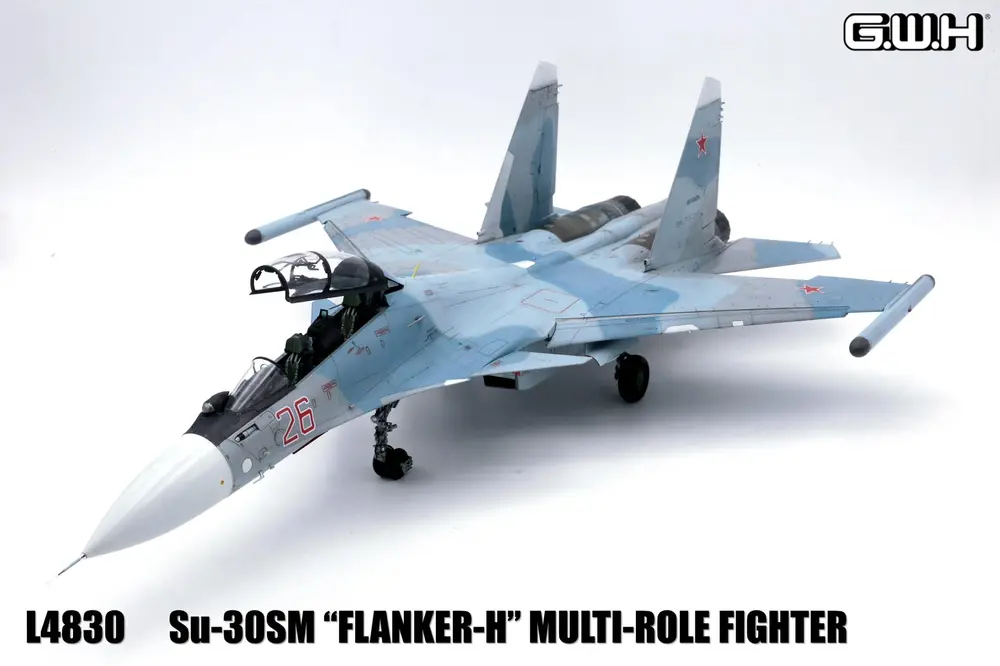 G.W.H Su-30SM Flanker H Multirole Fighter 1/48