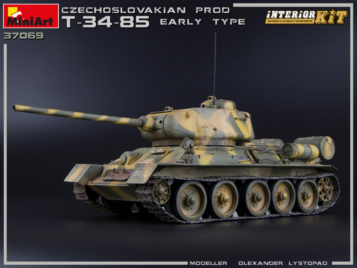 MiniArt T-34/85 Czechoslovak Prod. Early Type. Interior Kit (ČR) 1/35