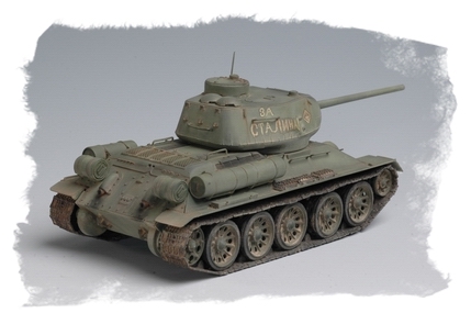 Hobby Boss T-34/85 (Model 1944 flattened turret) - Full Interior! 1/48