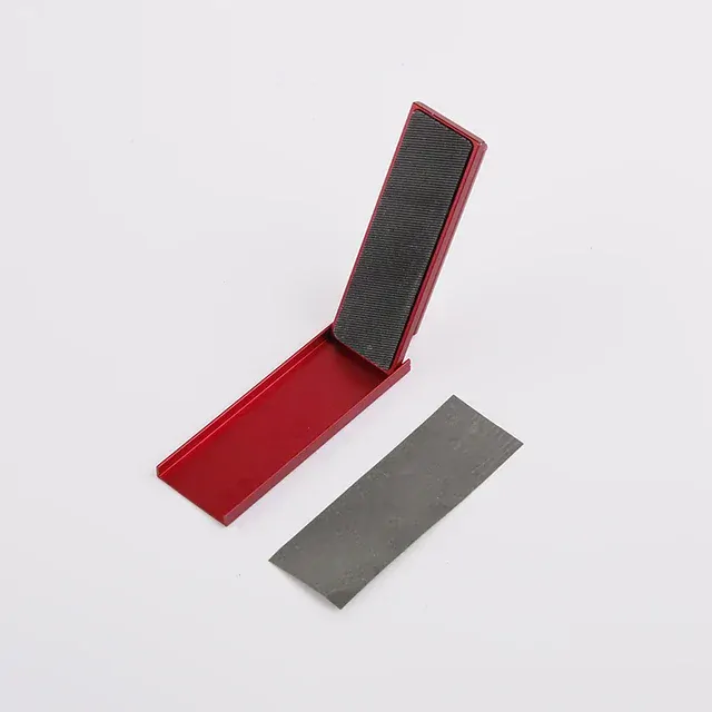 Border Model Grinding Plate & Sandpaper 2in1 Tool - Course Grit (Red) / Kovové brusné madlo (2 v 1 i pro brusný papír) - hrubé