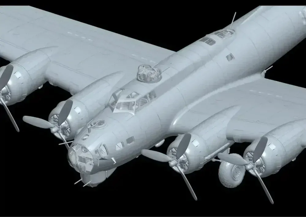 HK Models B-17G Early Flying Fortress 1/48