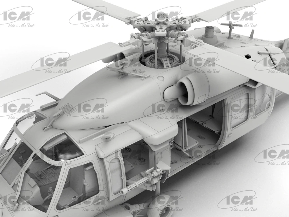 ICM MH-60L Black Hawk (100% new molds 2024) 1/48