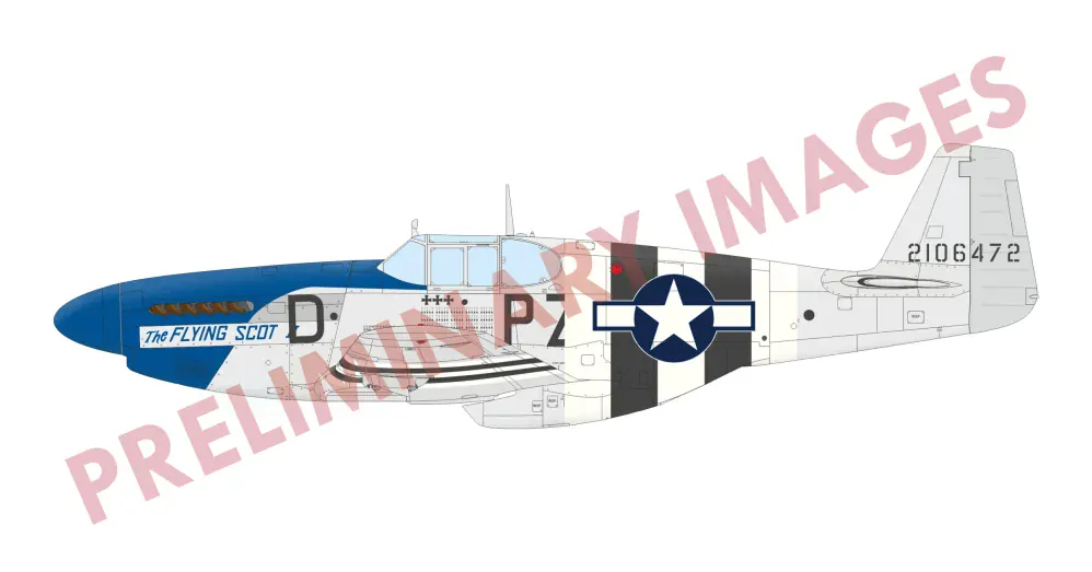 Eduard OVERLORD: D-DAY MUSTANGS / P-51B MUSTANG DUAL COMBO 2v1 Limited 1/48
