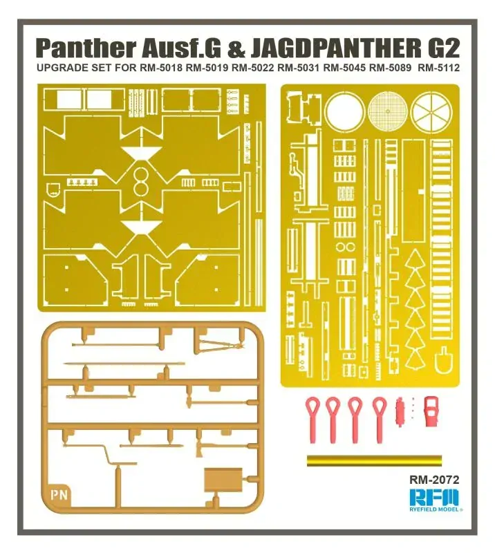RFM Panther Ausf.G & Jagdpanther G2 upgrade set 1/35