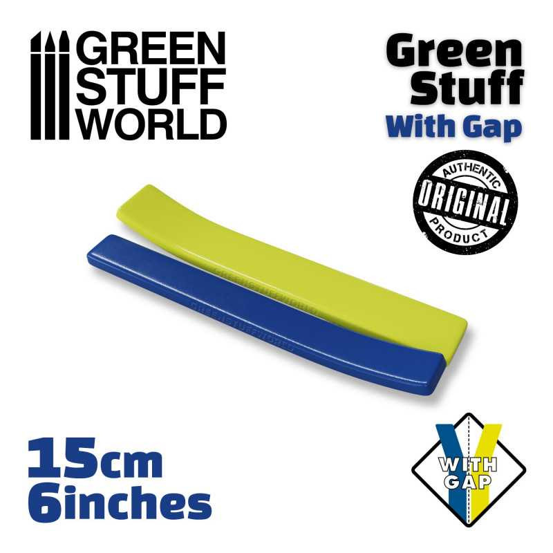 GSW Green Stuff Kneadatite 6 (15cm) / Dvousložkový epoxy tmel - Jemný