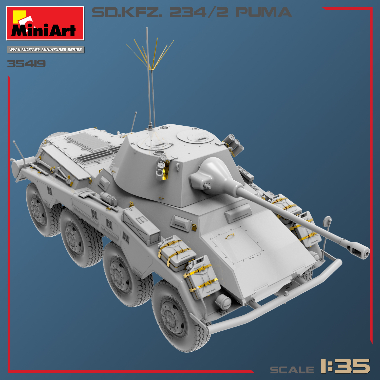 MiniArt Sd.Kfz.234/2 “Puma” 1/35