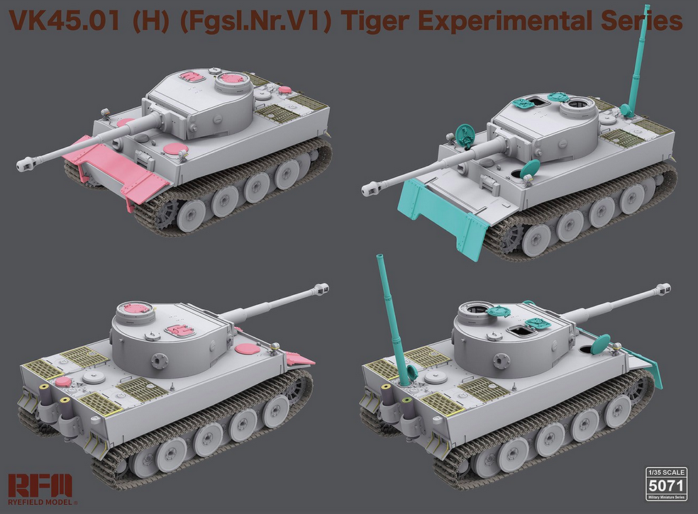 RFM VK45.01(H) (Fgsl.Nr.V1) Tiger Experimental Series 1/35