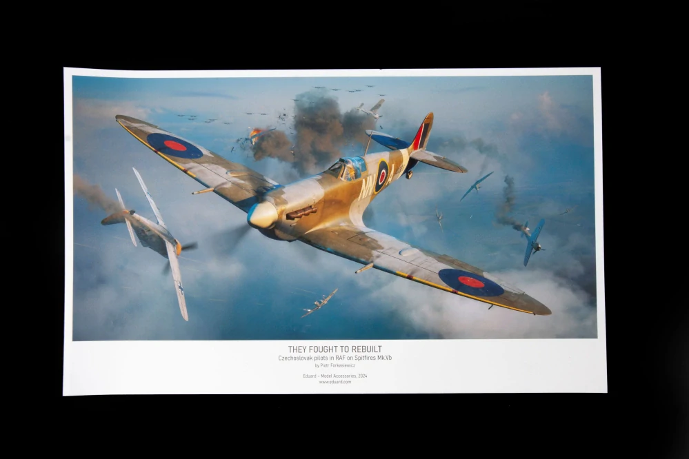 Eduard Spitfire Mk.Vb THEY FOUGHT TO REBUILD Dual combo 2v1 Limited - Piloti ČR 1/48