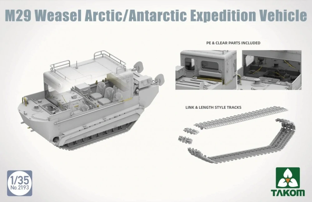 Takom M29 Weasel Arctic/Antarctic Expedition Vehicle 1/35