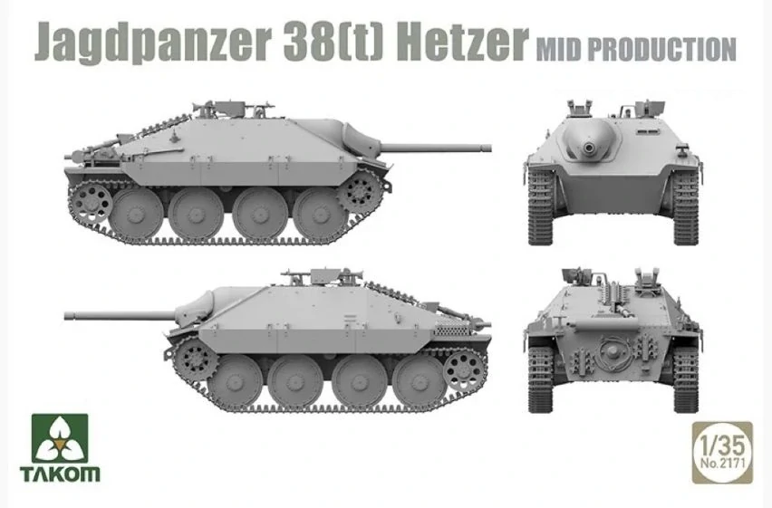 Takom Jagdpanzer 38(t) Hetzer Mid Production (Limited Edition) 1/35
