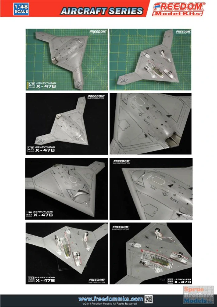 Freedom Model Kits X-47B UCAS (+ Resin figurka!) 1/48