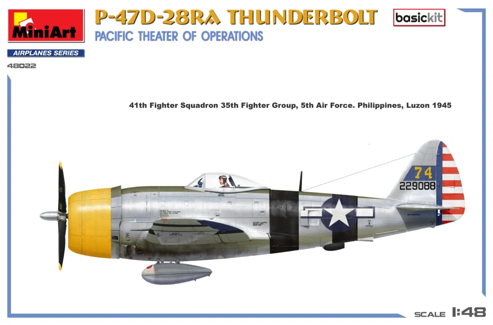 MiniArt P-47D-28RA Thunderbolt Pacific Theater of Operations 1/48