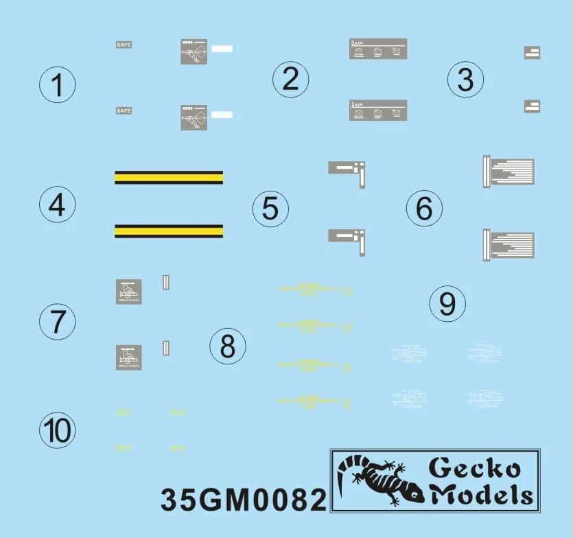 Gecko Models Modern US Soldier Combat Weapon Set 1/35