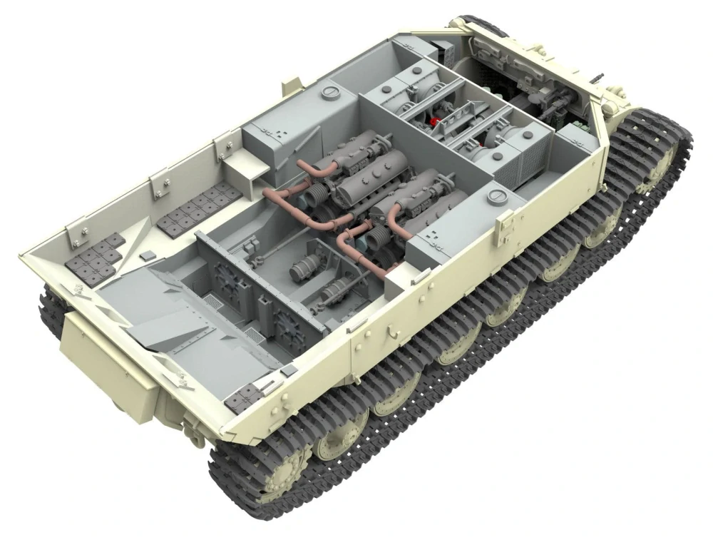 Amusing Hobby Schwerer Jagdpanzer Elefant Sd.Kfz.184 - Full Interior 1/35