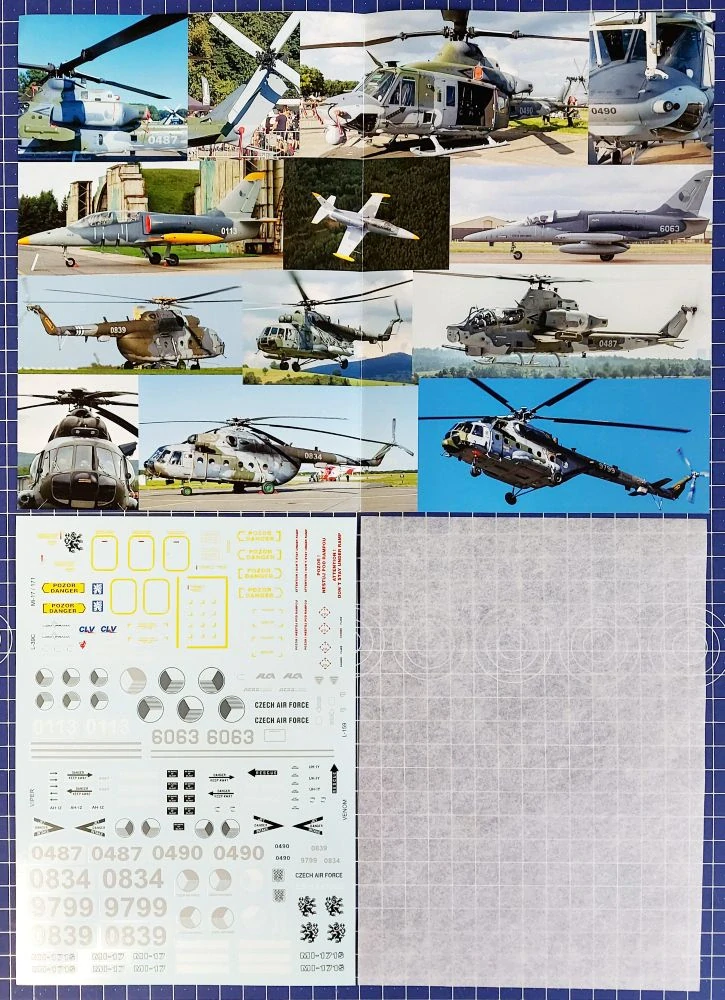 DP Casper Czech Air Force - decal set (ČR) 1/48