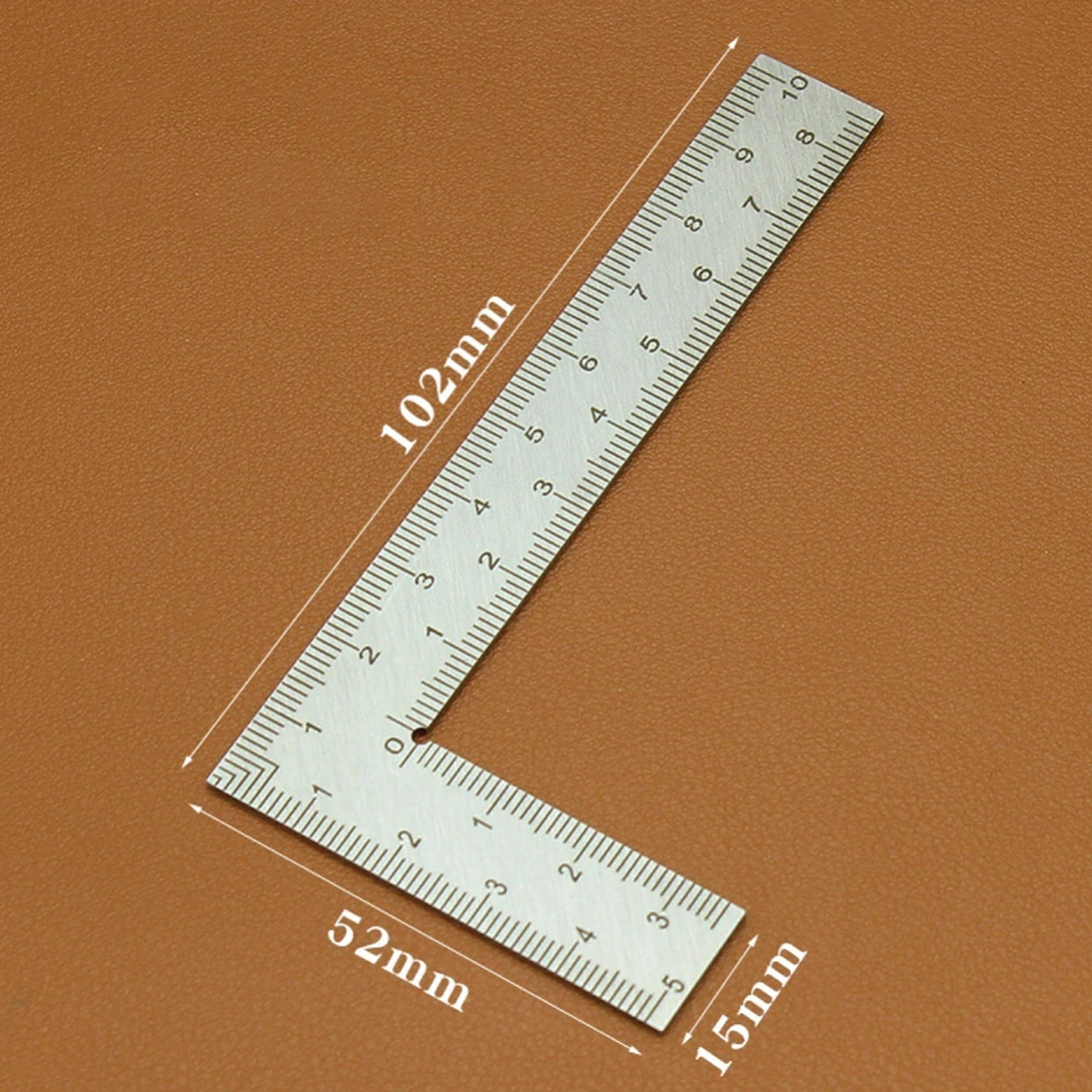 Pravítko L ocelové řezací pravoúhlé - 10 x 5cm