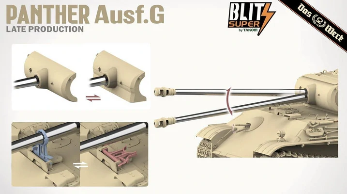 Das Werk Panther Ausf. G Late Prod. - SUPER BLITZ 1/35