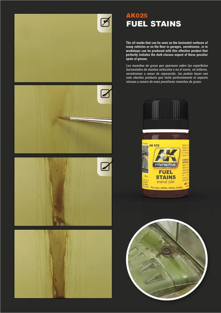 AK Fuel Stains Wash - 35ml / Stékance nafty