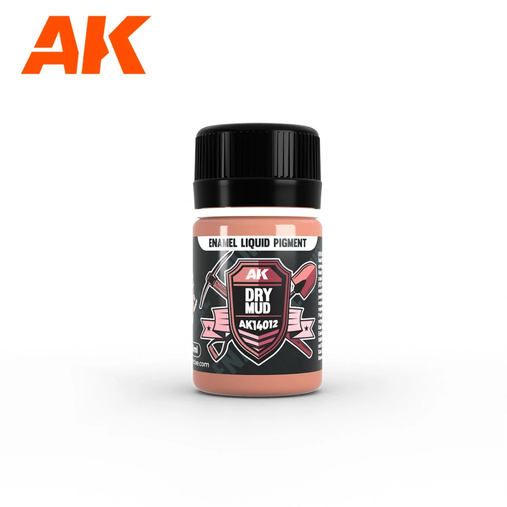 AK Mud Set - Enamel Liquid pigment - 3 x 35ml / Bahna